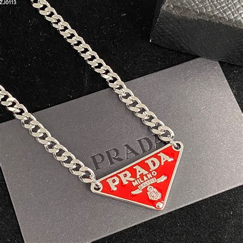 prada necklace fake|genuine prada leather.